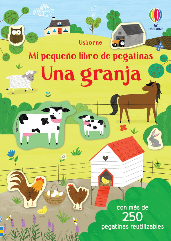 Mi pequeño libro de pegatinas · Una granja