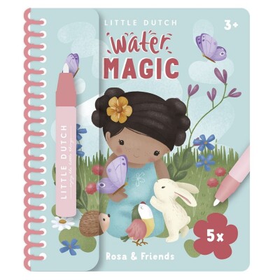 Libro mágico colorear Rosa & Friends · Little Dutch - Bizcocho de Yogur