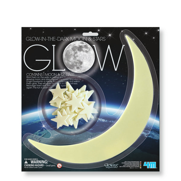 Luna y Estrellas Brillantes en la Oscuridad · 4M - Bizcocho de Yogur