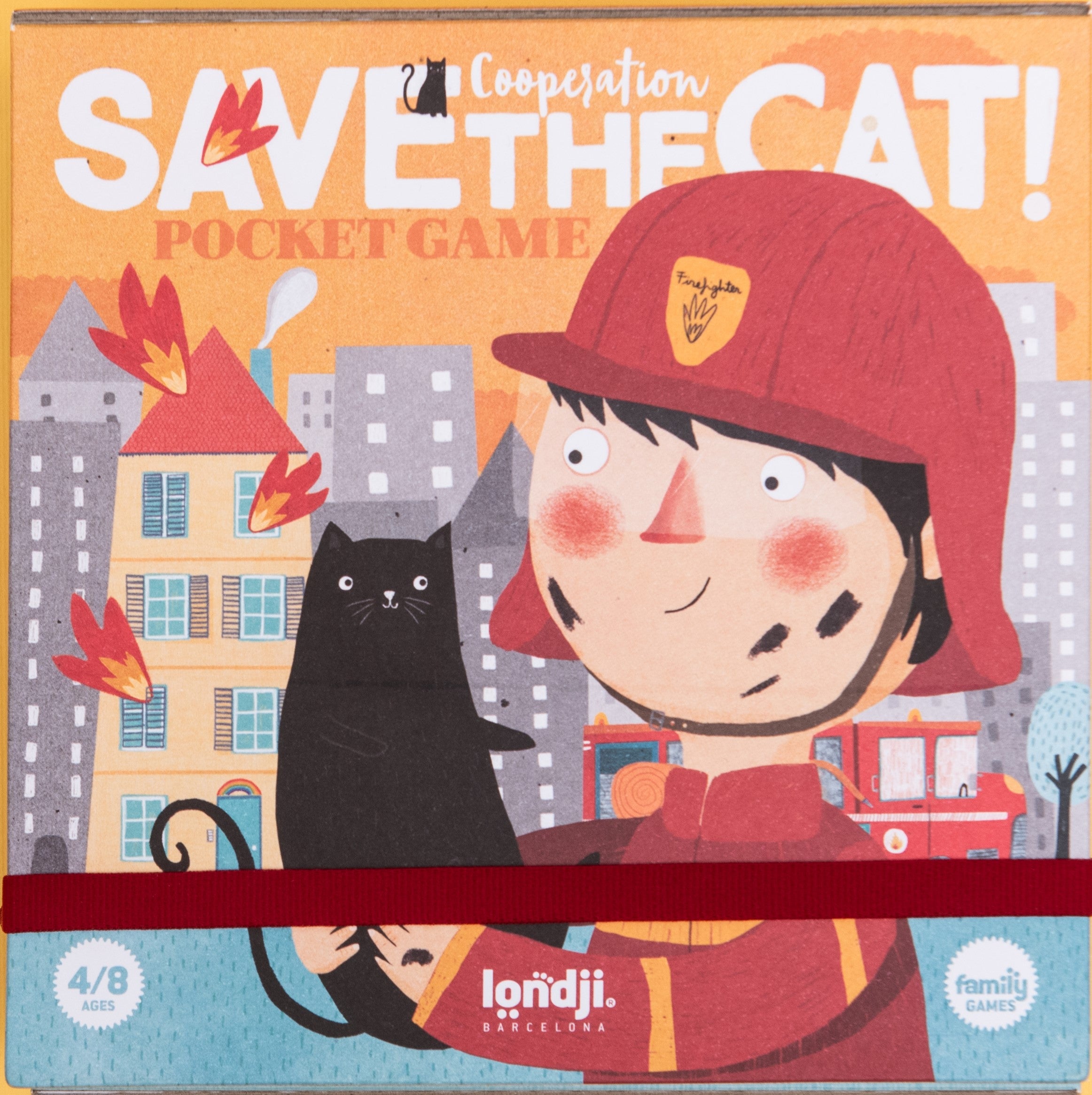 Save the cat Pocket Game - Juego cooperativo de tablero - 4 años+