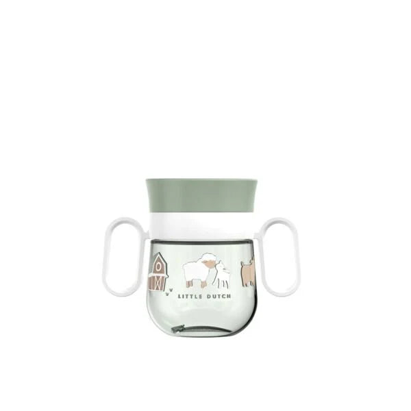 Vaso antiderrame 360º Mio 200ml Pequeña Granja Little Dutch