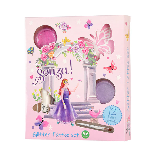 Set tatuajes purpurina Princesas · Souza