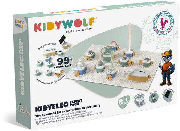 Mi primer Kit eléctrico avanzado 18 piezas · Kidywolf