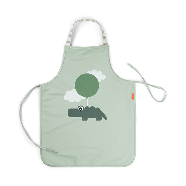 Delantal impermeable Happy Clouds Green · Done by Deer