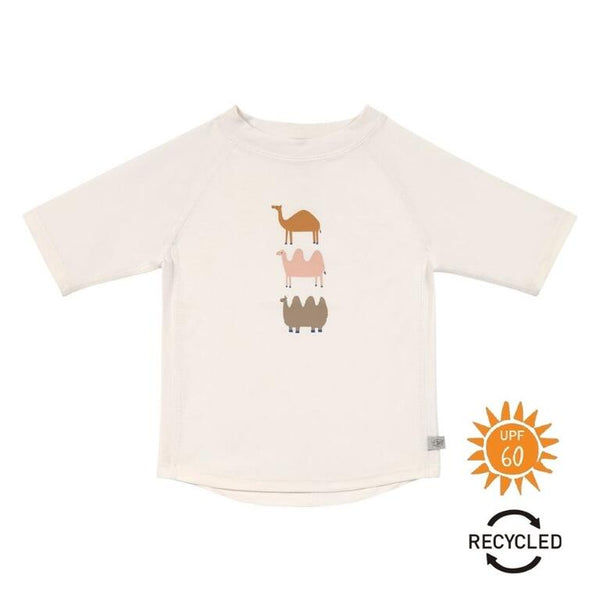 Camiseta Protección Solar LÄSSIG · Camel Nature