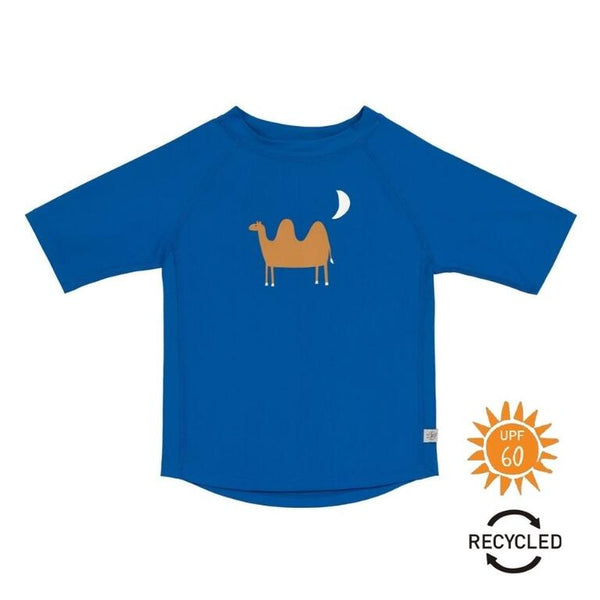 Camiseta Protección Solar LÄSSIG · Camel Blue