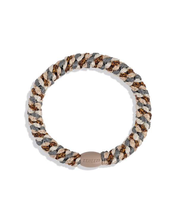 Goma de pelo Kknekki Mix copper grey glitter