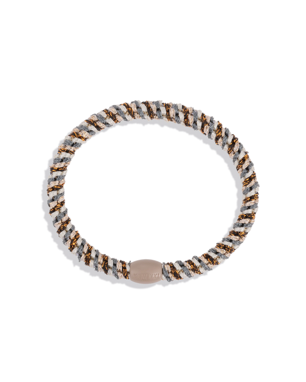 Goma de pelo Kknekki Slim Mix copper grey glitter