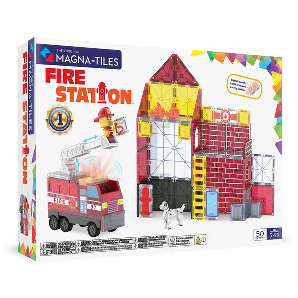 Magna-T Fire Station Set 50 piezas