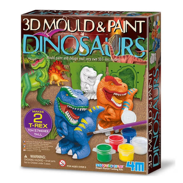 Moldea y Pinta Dinosaurios 3D · 4M
