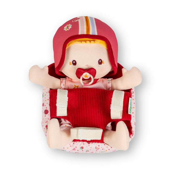 Lena muñeca y asiento de bicicleta · Lilliputiens