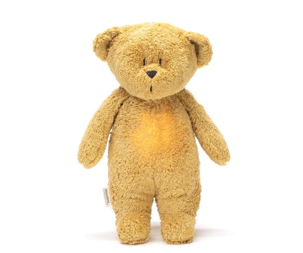 Peluche Luz-Sonido Oso Orgánico Moonie Honey Natur