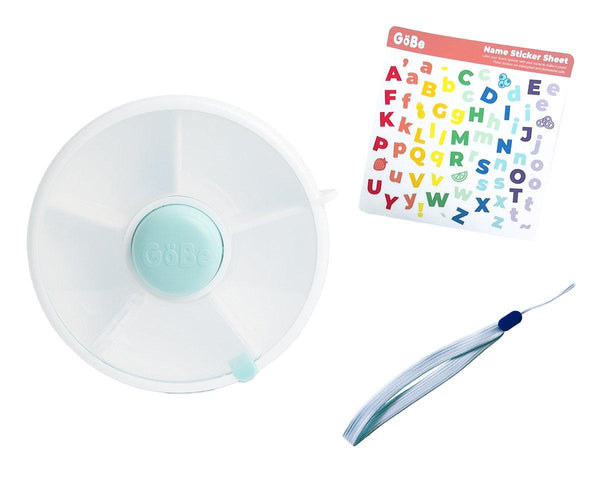 Caja Almuerzo Snack Spinner Flip Correa de mano · Macaron Blue