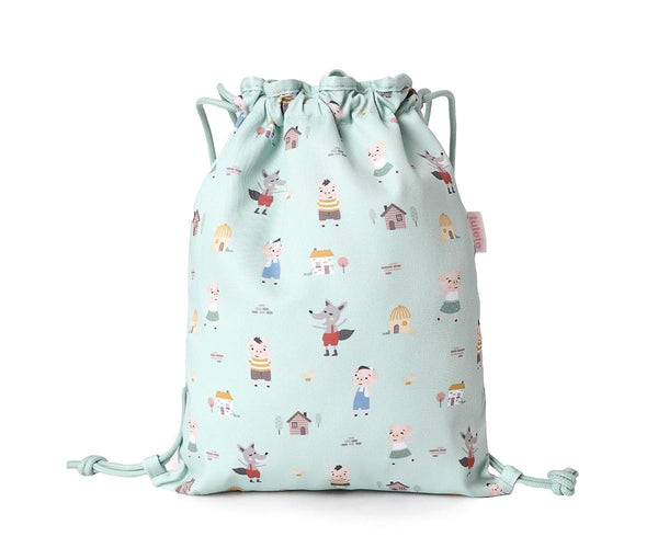 Mochila Saco Tela The Three Little Pigs