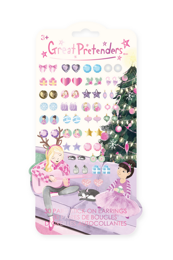 Pendientes pegatinas Navidad · Great Pretenders