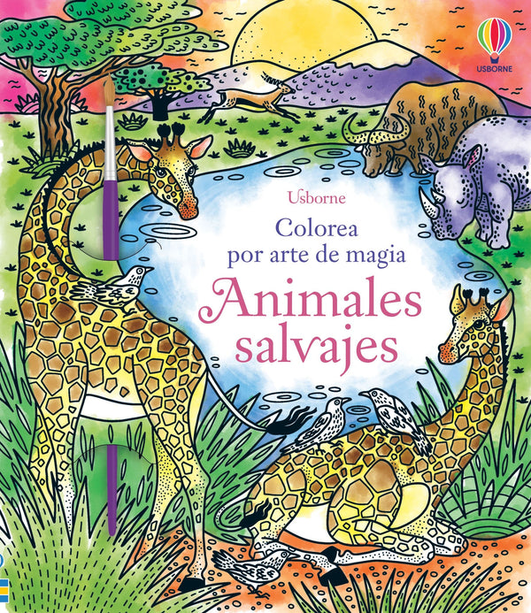 Colorea por arte de magia · Animales Salvajes