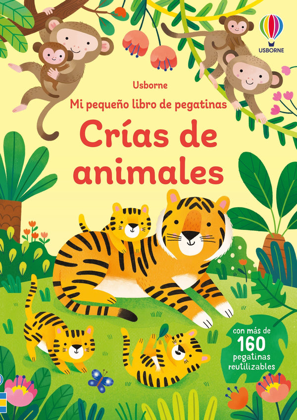 Mi pequeño libro de pegatinas · Crías de animales
