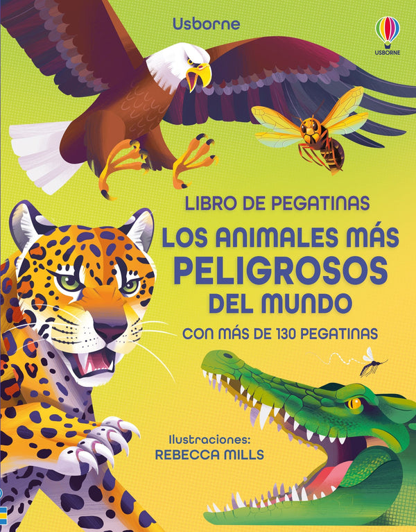 Libro de pegatinas Los animales mas peligrosos del mundo