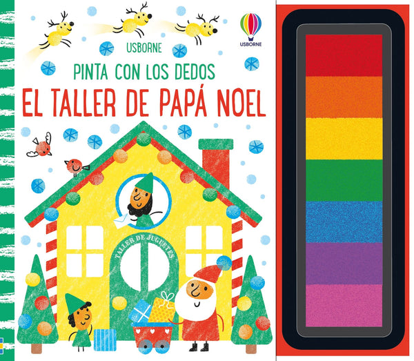 Pinta con los dedos · El taller de Papá Noel