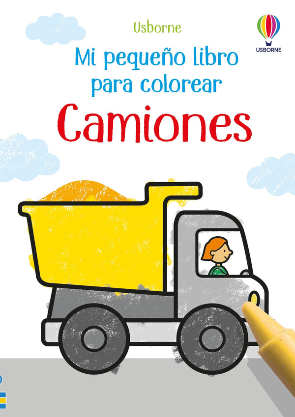 Mi pequeño libro para colorear · Camiones