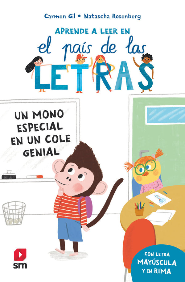 Aprende a leer en el país de las letras-Un mono especial en un cole genial