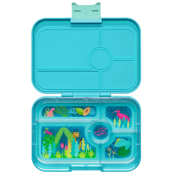 Yumbox Tapas 5 compartimentos Antibes Blue jungla