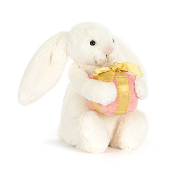 Bashful Bunny with Present · Jellycat