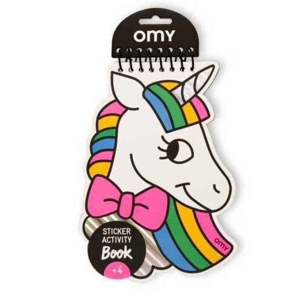 Libreta de pegatinas Unicornio · Omy