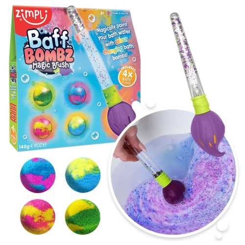 Pincel mágico mas 4 bombas de baño · Zimply