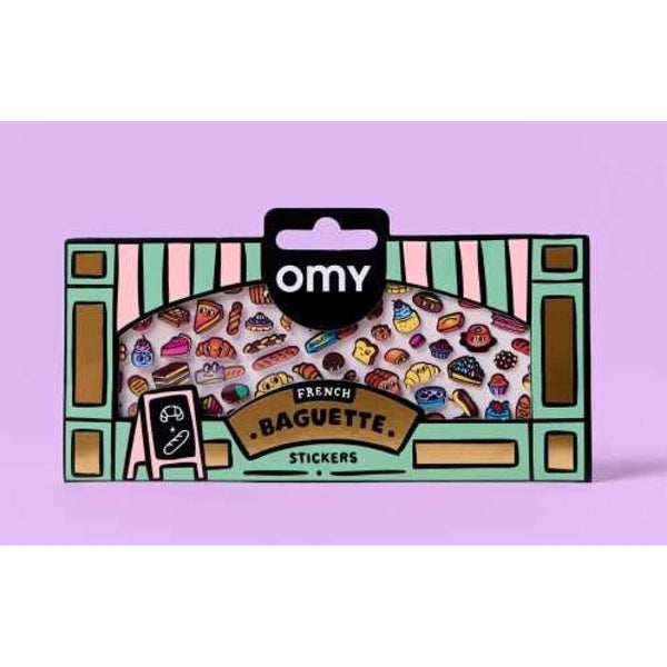 Stickers Boutique Baguette · OMY