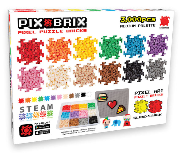 Pix Brix Container 3000 piezas colores surtidos