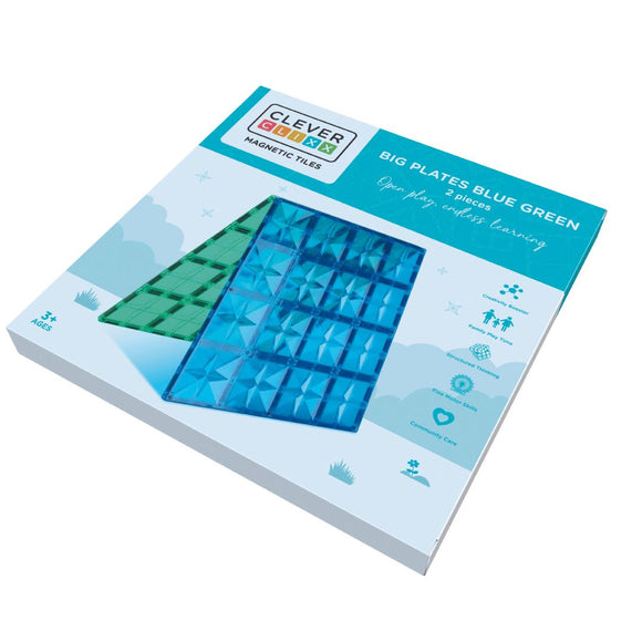 Base magnética cuadrada 2 uds Azul y Verde · Cleverclixx