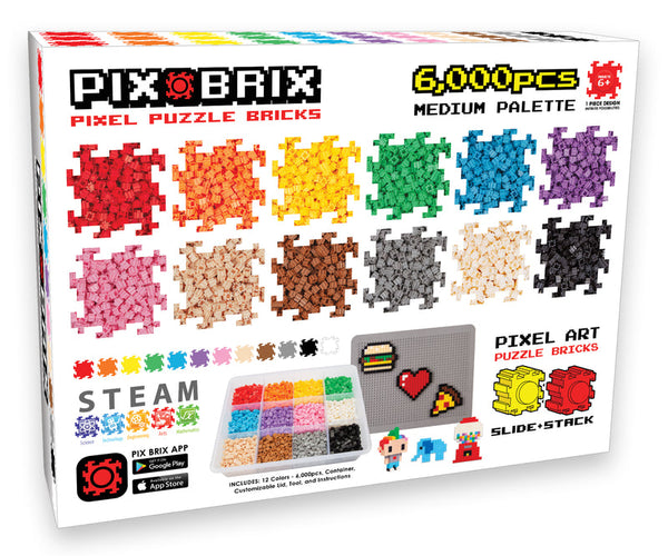 Pix Brix Container 6000 piezas colores surtidos