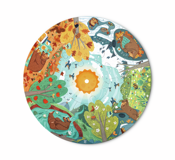 Puzle Las cuatro estaciones · Hape