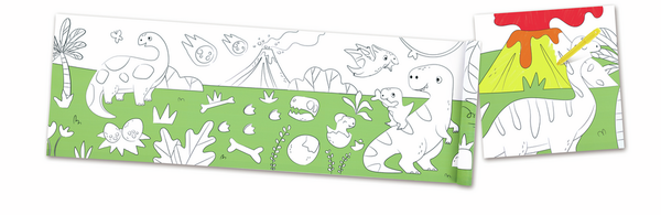 Rollo de papel para garabatos de Dinosaurios · Hape
