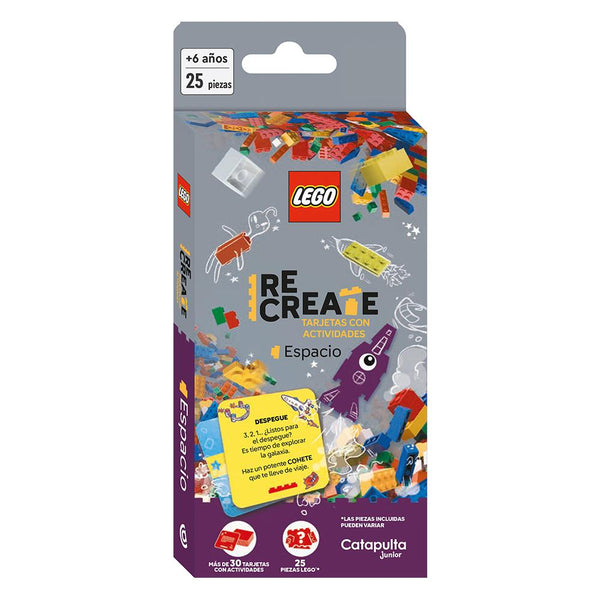 Lego Recreate Espacio Tarjetas mas piezas Lego