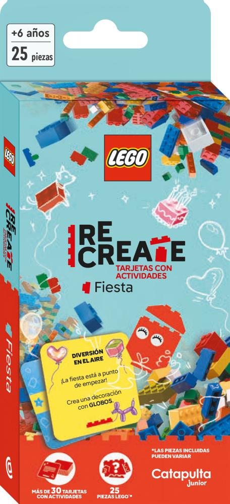Lego Recreate Fiesta Tarjetas mas piezas Lego