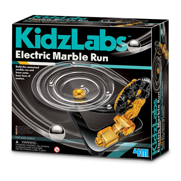 Kidzlabs Carrera de Canicas Eléctrica · 4M