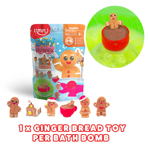Bomba de baño surprise Gingerbread · Zimpli