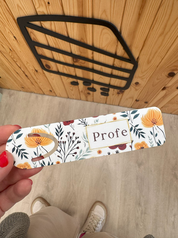 Marcapáginas personalizado · Vintage Flowers