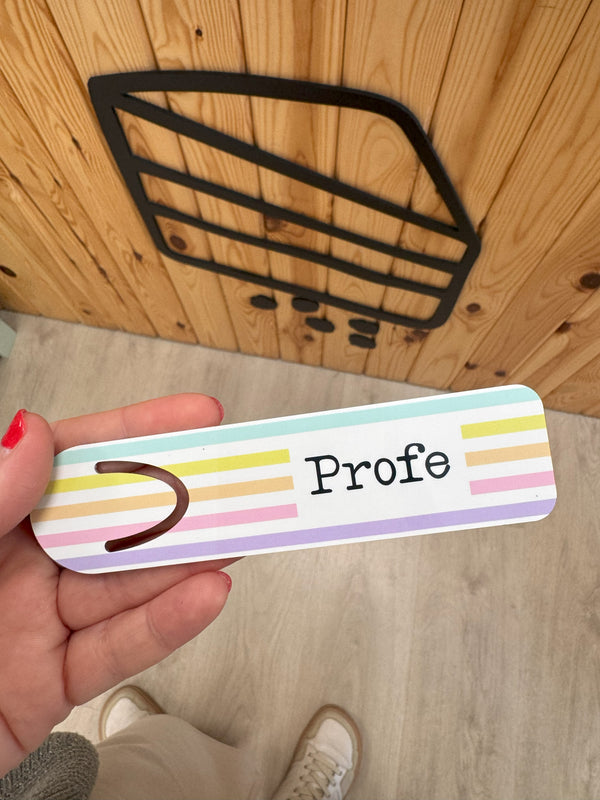 Marcapáginas personalizado · Rainbow