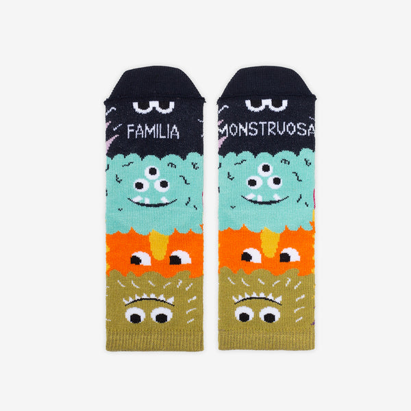 Mini calcetines "Familia Monstruosa"