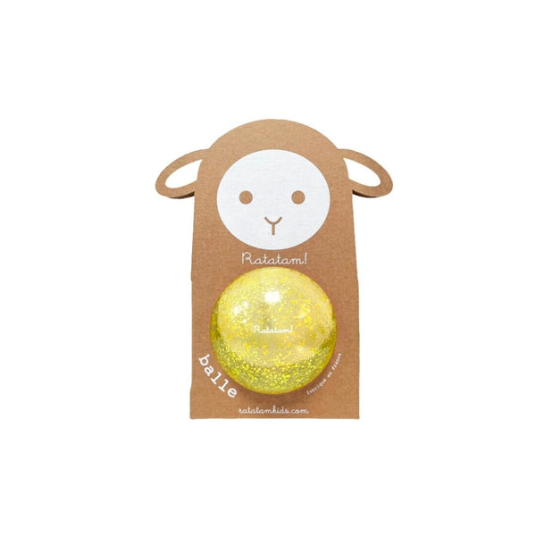 Pelota Bubble Amarillo 10 cm · Ratatam