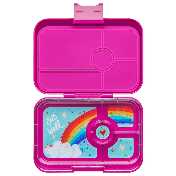 Yumbox Tapas 4 compartimentos Malibú Purple + Rainbow