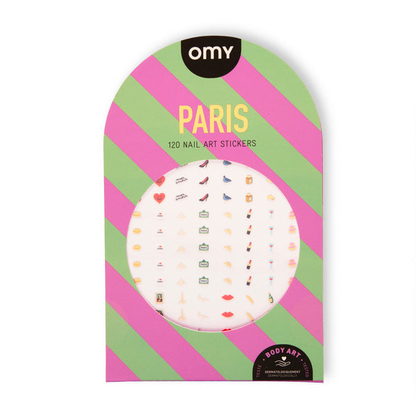 Pegatinas OMY para uñas Paris