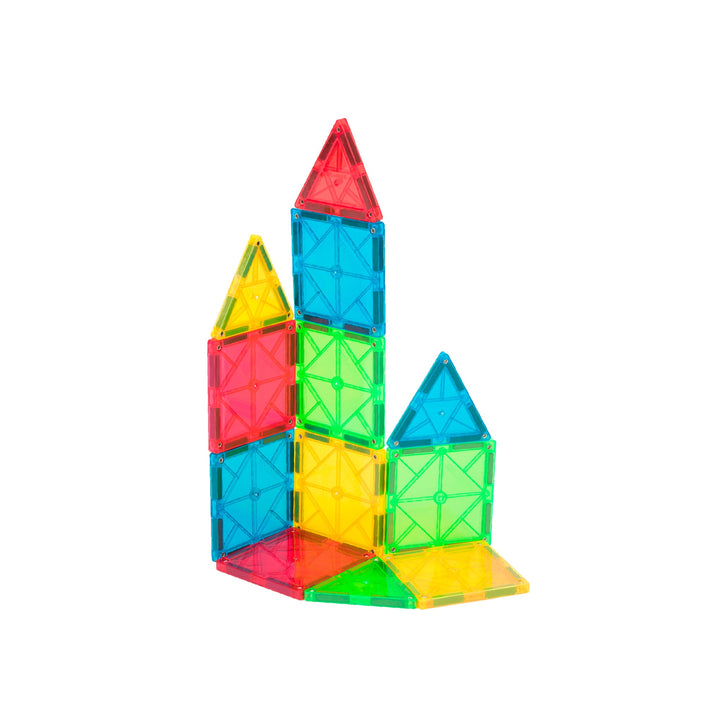 Construcción realizada con set Imanix 12 piezas de Braintoys