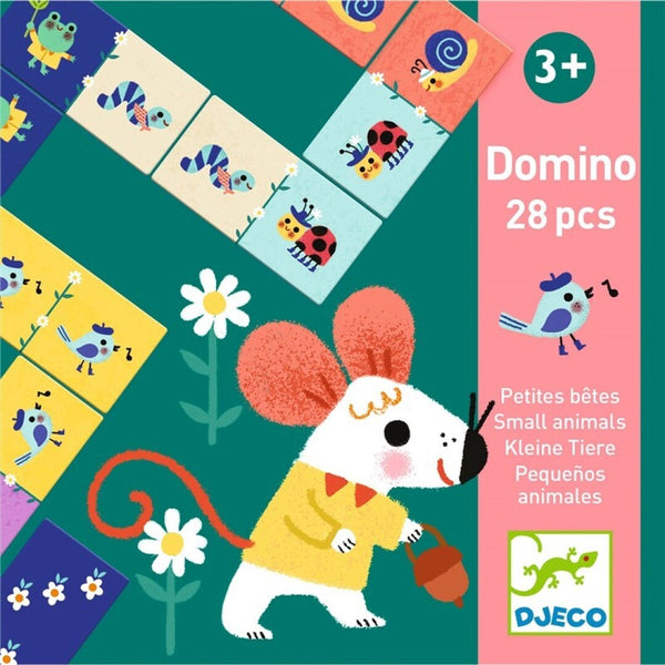 Juego educativo Domino pequeños animales · DJECO