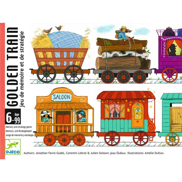 Cartas Golden Train · DJECO