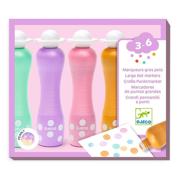 Marcadores de puntos (4 ud) Pearly · DJECO