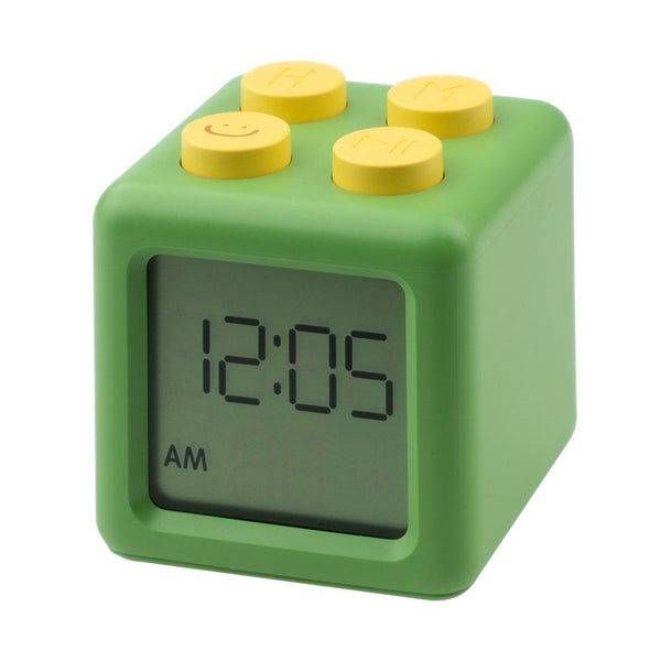 Reloj despertador block verde